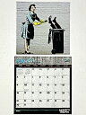 【TIME SALE】【在庫処分SALE!数量限定大特価!!】2025年 カレンダー BANKSY バンクシー 輸入版 壁掛け アメリカン雑貨 看板 パブ バー...