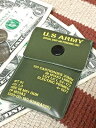 アメリカン雑貨 携帯灰皿 U.S ARMY 灰皿 その1