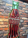 コカコーラ グッズ BIG 看板 アメリカン雑貨 ダイカット メタルサイン COKE BOTTLE 1923 パブ バー グッズ 店舗 ガレージ ディスプレイ Coca Cola