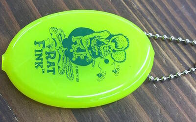 Rat Fink アメリカン雑貨 ラットフィンク グッズ ラバー製 コインケース ネオンイエロー 小銭入れ-ME0013 Rat Fink アメリカン雑貨 ラットフィンク グッズ ラバー製 コインケース ネオンイエロー 小銭入れ-ME0013