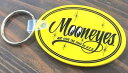 アメリカン雑貨 MOONEYES ムーンアイズ グッズ ラバーキーホルダー オーバル キーリング-ME0031(4)