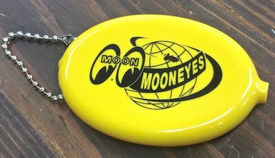 アメリカン雑貨 MOONEYES ムーンアイズ グッズ ラバー製 コインケース オーバル 小銭入れ-ME0032