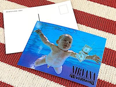 アメリカン雑貨 ポストカード NIRVANA ニルヴァーナ カートコバーン 絵はがき 手紙 ハガキ メッセージカード