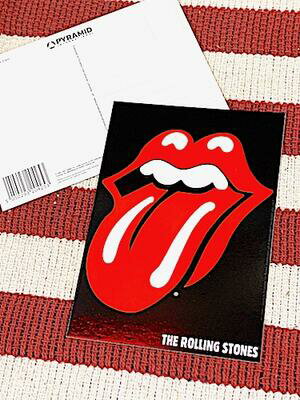 アメリカン雑貨 ポストカード ROLLING STONES ローリングストーンズ 絵はがき 手紙 ハガキ メッセージカード 洋楽 UK イギリス バンド アーティスト 外タレ