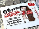 ベティちゃん グッズ アメリカン雑貨 ステッカー Betty Boop Sticker COLA 防水 スマホ デコレーション デカール