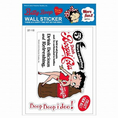 ベティちゃん グッズ アメリカン雑貨 ステッカー Betty Boop Sticker COLA 防水 スマホ デコレーション デカール 3