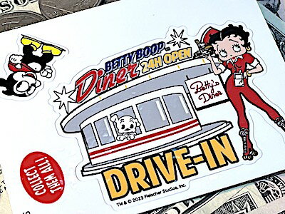 ꥫ󻨲ߥƥꥢ1985ۤ㤨֥٥ƥ å ꥫ󻨲 ƥå Betty Boop Sticker DRIVE-IN ɿ ޥ ǥ졼 ǥפβǤʤ698ߤˤʤޤ