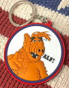 アメリカン雑貨 ラバーキーホルダー キーリング キーチェーン ALF アルフ-LJ0003