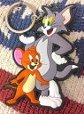 アメリカン雑貨 ラバーキーホルダー キーリング キーチェーン TOM JERRY トムとジェリー-LJ0011