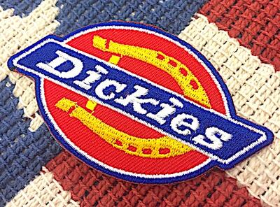 アメリカン雑貨 ワッペン アップリケ Dickies ディッキーズ アイロンパッチ ファッション小物 カスタマイズ