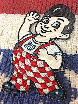 アメリカン雑貨 BIG BOY ビッグボーイ グッズ ワッペン アップリケ アイロンパッチ ファッション小物 ..