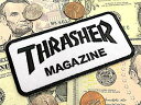 アメリカン雑貨 ワッペン アップリケ THRASHER スラッシャー アイロンパッチ ファッション小物 カスタマイズ スケボー スケーター(3)
