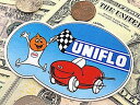 アメリカン雑貨 レーシングステッカー ESSO UNIFLO 防水ステッカー シール デカール カー用品 バイク用品