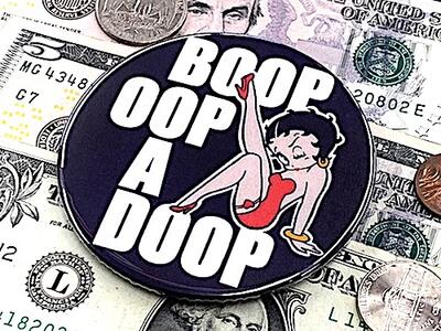 ベティちゃん グッズ アメリカン雑貨 BIG缶バッジ Betty Boop ベティ・ブープ ファッション小物 アクセント