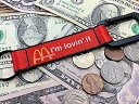 アメリカン雑貨 カラビナ ナイロンベルトキーホルダー McDonald's マクドナルド ハンバーガー 鍵 キーチェーン キーリング ファッション 小物