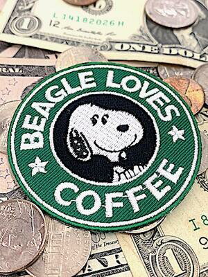 ̡֥ԡ å ꥫ󻨲 åڥ åץꥱ BEAGLE LOVES COFFEE ѥå եåʪ ޥפ򸫤