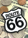 ROUTE66 グッズ アメリカン雑貨 mini ワッペン ルート66 アップリケ アイロンパッチ ファッション小物 カスタマイズ