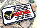 アメリカン雑貨 ワッペン U.S AIR FORCE エアーフォース アップリケ アイロンパッチ ファッション小物 カスタマイズ