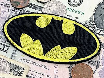 アメリカン雑貨 ワッペン BATMAN バットマン アップリケ アイロンパッチ ファッション小物 カスタマイズ 映画 ヒーロー