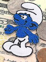 アメリカン雑貨 ワッペン SMURF スマーフ アップリケ アイロンパッチ ファッション小物 カスタマイズ 映画 ヒーロー