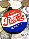 アメリカン雑貨 ラバーキーホルダー PEPSI COLA ペプシコーラ キーリング キーチェーン