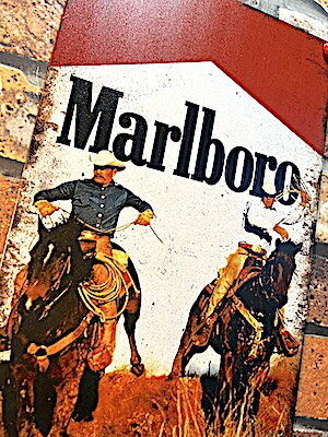 アメリカン雑貨 ブリキ看板 Marlbolo HORSE マルボロ 海外 ポスター アート A4サイズ メタルサイン 壁..