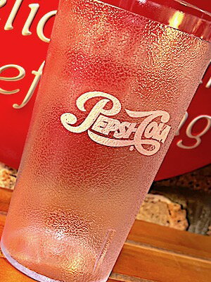 アメリカン雑貨 IMPACT TUMBLERS プラスティック タンブラー PEPSI COLA CLEAR キッチン グラス ジョッキ