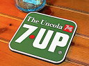 コースター 7UP RUBBER COASTER GREEN 1 アメリカン雑貨 ラバーコースター セブンアップ キッチン雑貨 パブ バーグッズ 店舗 キッチン小物