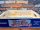 PEPSI COLA WOOD CRATE アメリカン雑貨 ペプシコーラ タイプ3 ドリンクケース 工具箱 小物入れ 収納 置物 棚 ラック インテリア ディスプレイ(3)