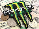 アメリカン雑貨 ワッペン アップリケ MONSTER ENERGY Aタイプ モンスターエナジー ドリンク アイロンパッチ ファッション小物 カスタマイズ