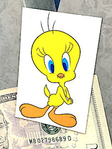アメリカン雑貨 マグネット Tweety Looney Tunes トゥイーティー ルーニーテューンズ パブ バー グッズ 文具 事務用品 黒板 メモ