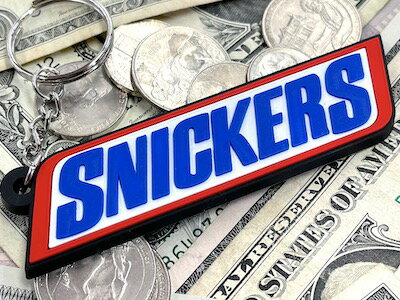 アメリカン雑貨 ラバーキーホルダー SNICKERS スニッカーズ チョコレート キーリング キーチェーン