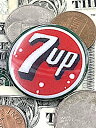 アメリカン雑貨 缶バッジ 7up バイク ファッション小物 アクセサリー