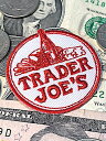 アメリカン雑貨 ワッペン アップリケ TRADER JOE'S トレーダージョーズ アイロンパッチ ファッション小物 カスタマイズ