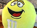 m&m's グッズ アメリカン雑貨 エムアンドエムズ プラッシュ YELLOW クッション ぬいぐるみ(3)