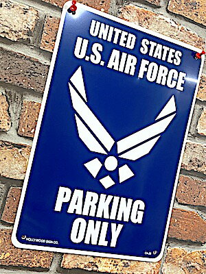 アメリカン雑貨 プラスチックサインボード U.S AIR FORCE エアーフォース ポスター 看板 壁掛け 店舗 ガレージ ディスプレイ