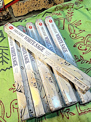 お香 incense stand スティックタイプ HEM WHITE SAGE ホワイトセージ 120本 お香 incense stand スティックタイプ HEM WHITE SAGE ホワイトセージ 120本