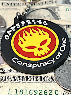 アメリカン雑貨 ラバーキーホルダー OFFSPRING オフスプリング キーリング キーチェーン バンド ロック