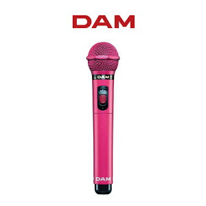 カラオケマイク【新品】【送料無料】【メーカー保証】第一興商/DAM(ダム) DWM-3000P(ピンク) 電波式ワイヤレスマイク