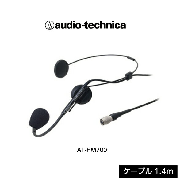 audio-technica／オーディオテクニカ800MHzワイヤレスヘッドウォーンマイク AT-HM700/1.4