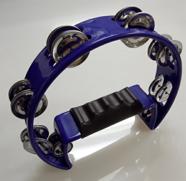 【カラオケ周辺商品】タンバリン 青(ブルー)