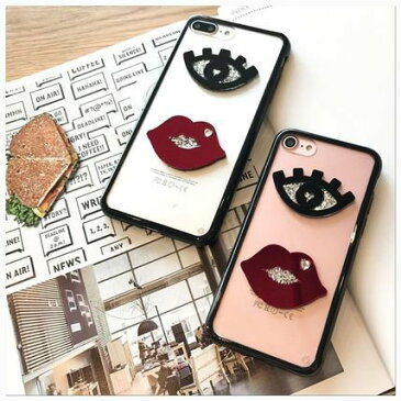 送料込み mikiwuu 　ミキウー　Bling Lip/Eye　iPhoneXSMAX 携帯ケース スマホケース　モバイルケース　キラキラ　グリッター　iphoneケース　おしゃれスマホケース　スマホケース　おしゃれスマホケーススマホケース　携帯ケースカバー　韓国