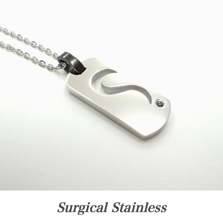 送料込み 医療用サージカルステンレス ハートペンダント ステンレスネックレス ペアネックレス ネックレス 金属アレルギー プレート シルバー アレルギーフリー ...