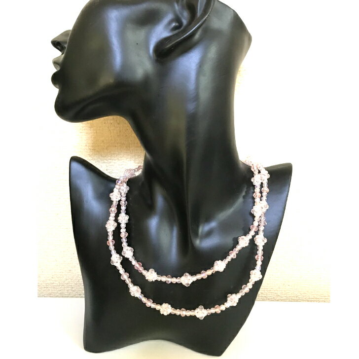 Other , Materials - 送料込み ビーズネックレス ロングネックレス ビーズアクセサリー チョーカー ネックレス 上品 おしゃれ 結婚式 おすすめ ビーズアクセサリー ビーズ パール ハンドメイド 人気 普段使い 手作り 人気 プレゼント かわいい レディース 19juuku