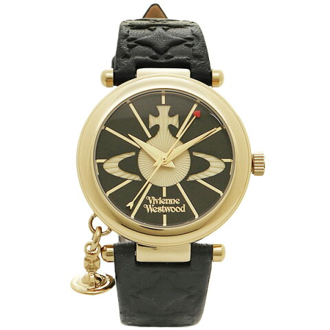 ヴィヴィアンウエストウッド 腕時計 VIVIENNE WESTWOOD VV006BKGD ORB II レディースウォッチ ブラック/ゴールド