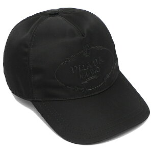 PRADA キャップ 帽子 リナイロン テスート ベースボールキャップ ロゴ ブラック メンズ レディース プラダ 1HC179 2DMI F0002