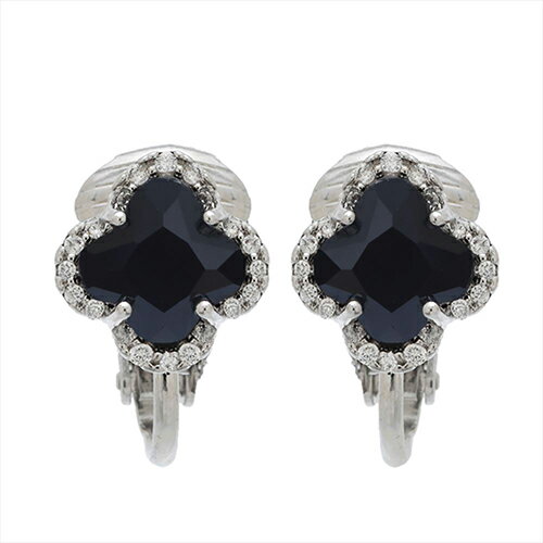 【ブラックフライデーでP最大47倍】Fleur イヤリング レディース エレガント キュービック ジルコニア シルバー ゴールド 花 0008pfle-008