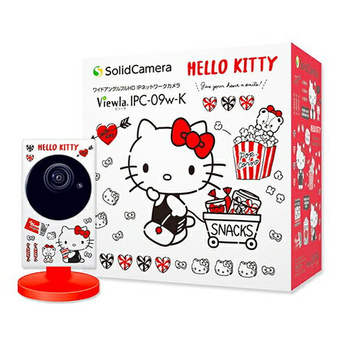 【マラソンでポイント最大46倍】ソリッドカメラ ワイドアングルフルHD IPネットワークカメラ IPC-09w-K