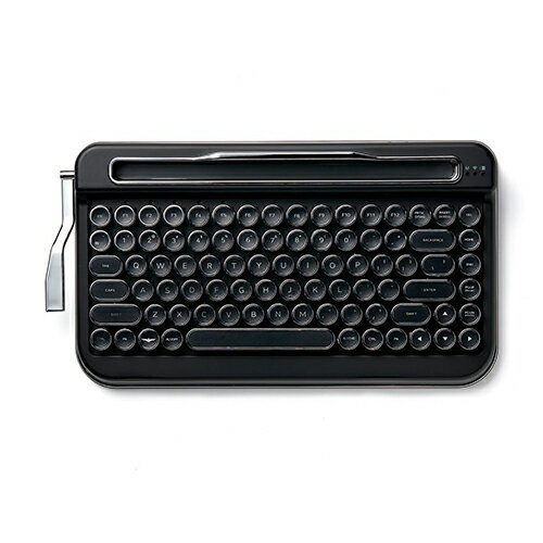 【ポイント20倍】AJAX タイプライター風キーボードPENNA(ペナ) Black PNADBK