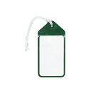 【ポイント20倍】(まとめ) ネームタッグ(旅行名札) 共栄プラスチック 緑 C-80-5-G 4963346146077 1P【×20セット】